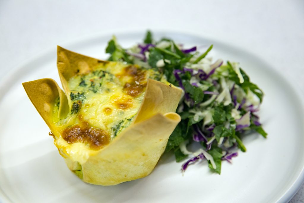 Egg lasagne cups Egg lasagne cups
