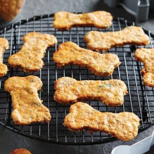 Kumara and peanut butter doggy treats