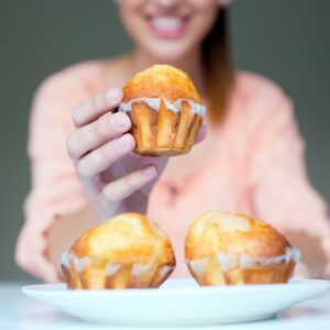 Bought vs homemade: Date muffin