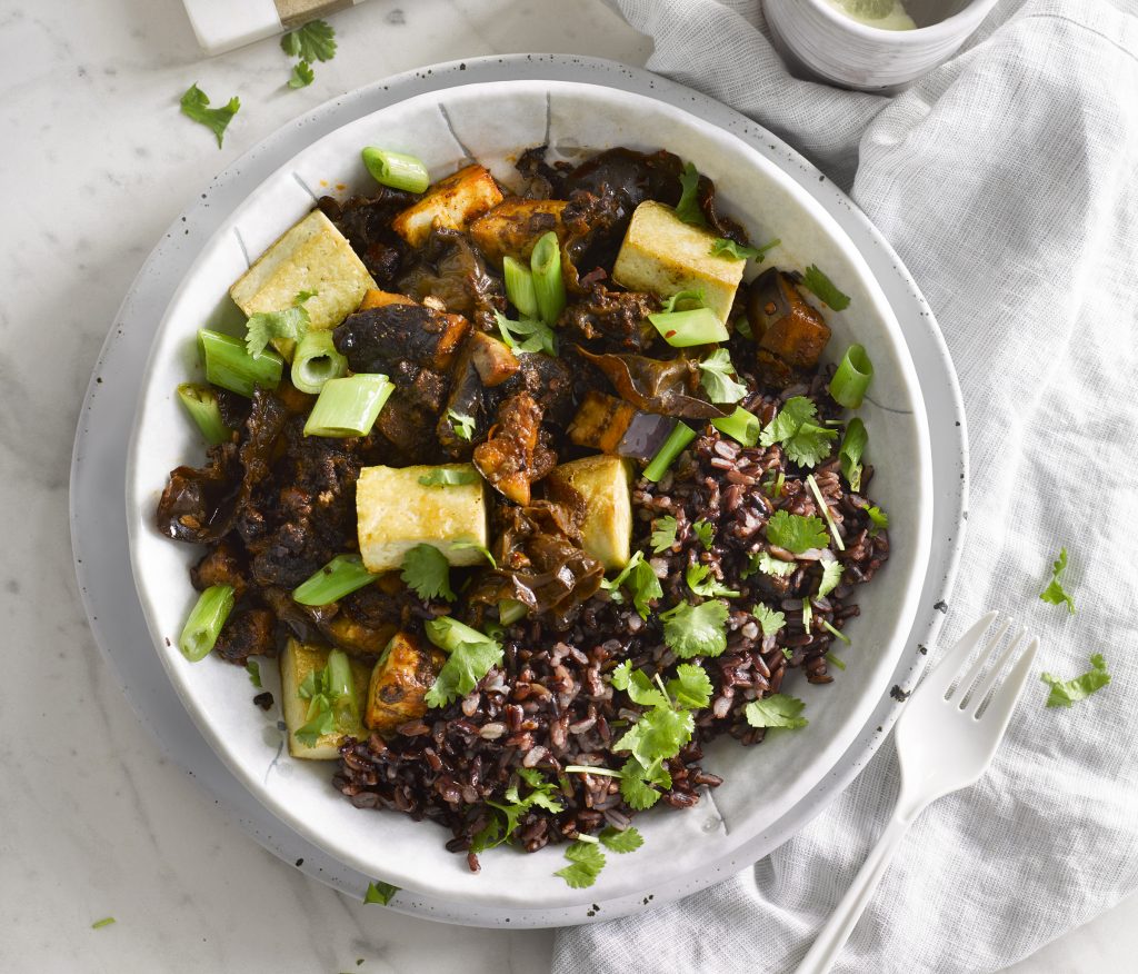 Vegan mapo tofu