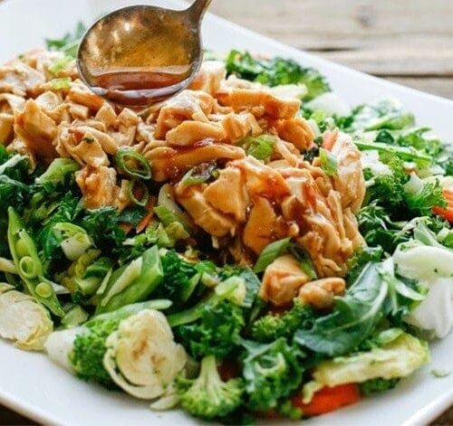 Ginger garlic chicken stir fry