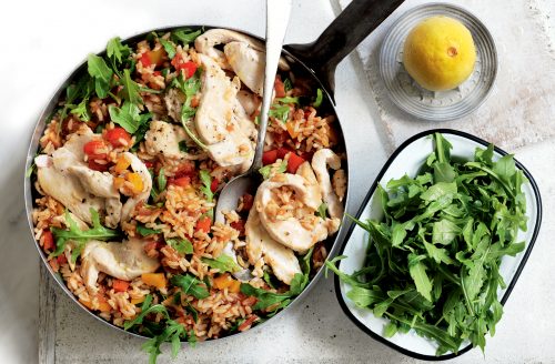 Cajun chicken jambalaya
