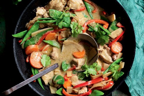 Green curry chicken