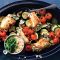 Ricotta-stuffed chicken tray bake