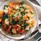 Spiced chicken and pumpkin pilaf