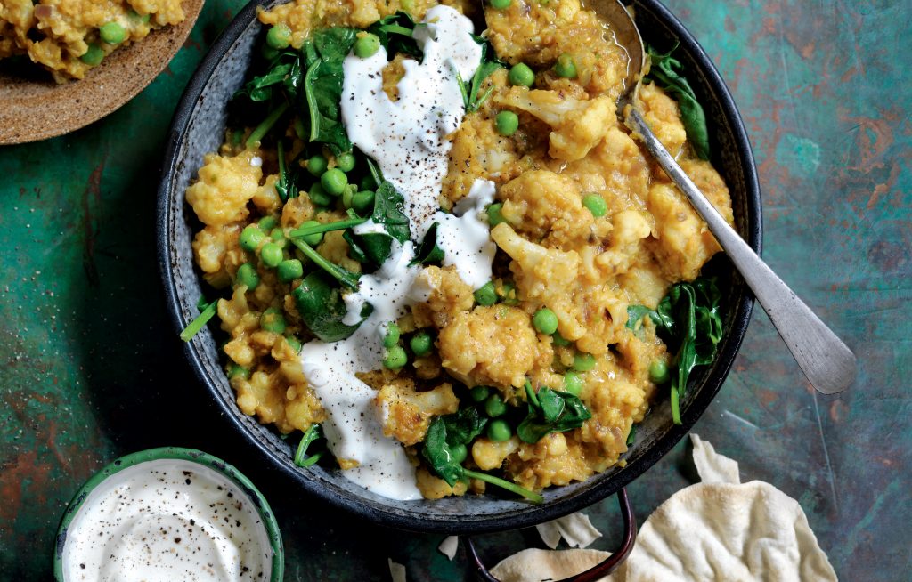 Spinach and red lentil dhal Spinach and red lentil dhal