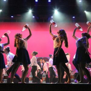 Stage challenge performance focuses on sugary drinks