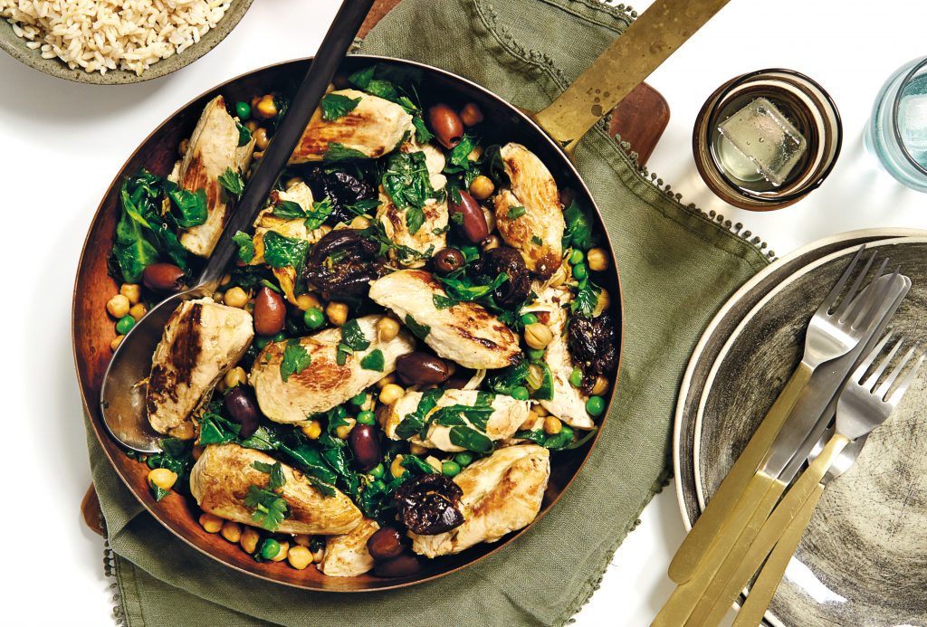 Chicken marbella with chickpeas and prunes Chicken marbella with chickpeas and prunes