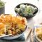 Chicken pot pie with creamy broccoli