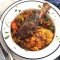 Slow-cooked lamb shanks with kumara mash
