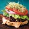 Supergrain beetroot and tofu open burgers