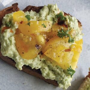 Avocado ricotta toast