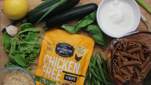 How to make: Creamy lemon and vege pasta with Chicken Free Strips (sponsored)