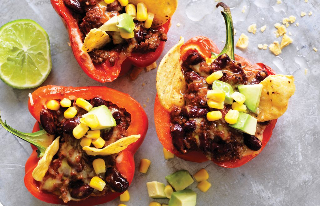 Mexican nacho capsicums