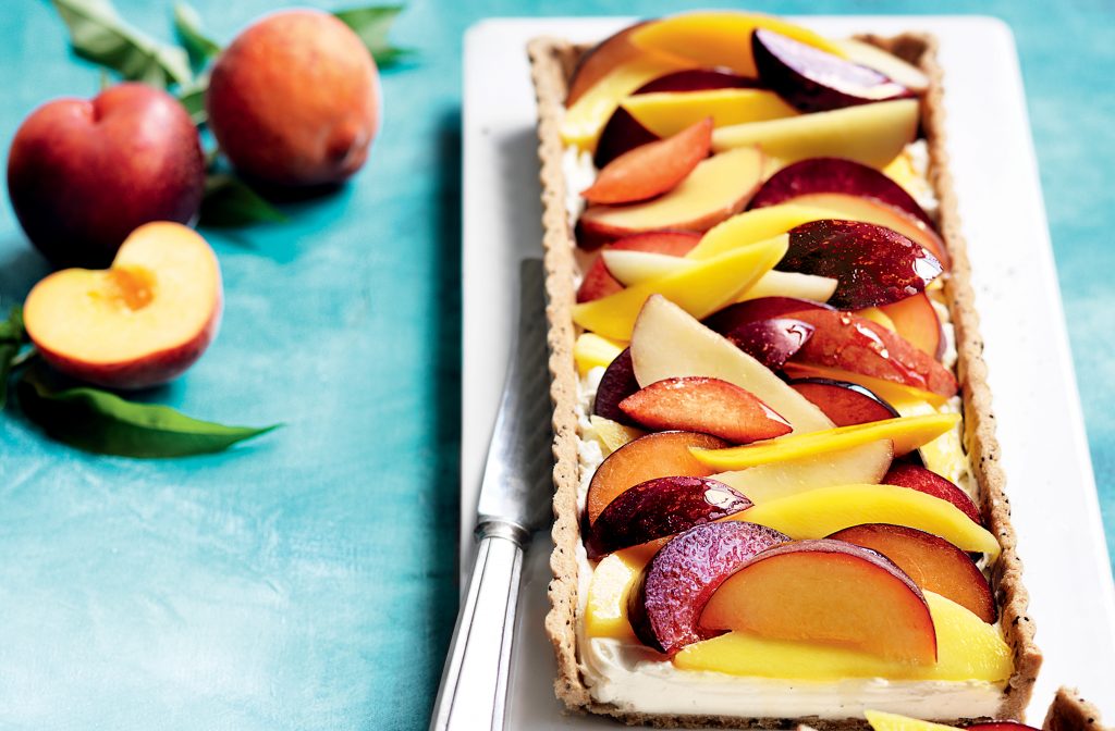 Summer fruit tart with spelt and chia pastry Summer fruit tart with spelt and chia pastry
