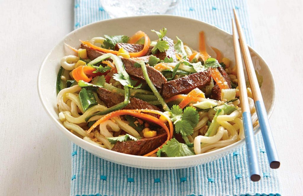 Chilli beef noodle salad Chilli beef noodle salad