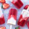 Strawberry shortcake pops