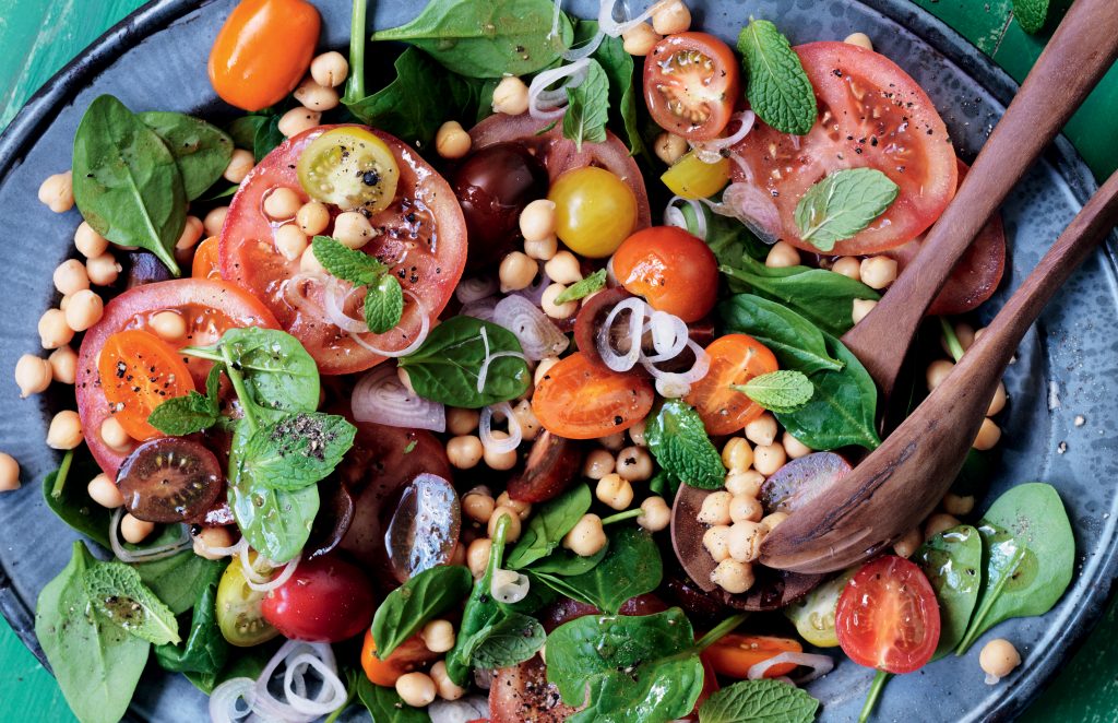 Tomato and chickpea salad Tomato and chickpea salad