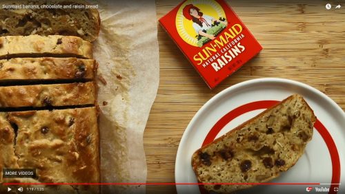 How to make: Sun-Maid Banana, chocolate and raisin bread (sponsored) How to make: Sun-Maid Banana, chocolate and raisin bread (sponsored)