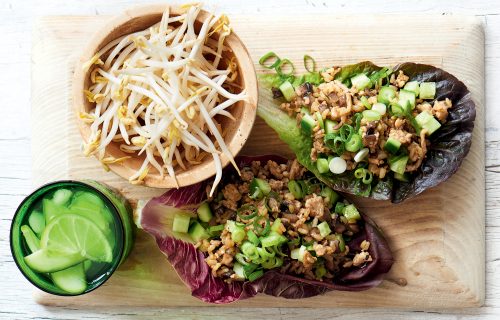 Chicken san choy bau