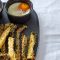 Crispy parmesan crumbed veges with eggy dip