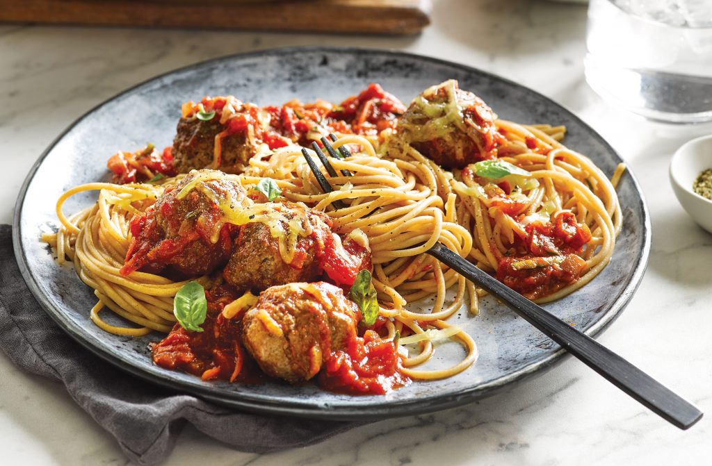 Spaghetti and meatballs in pomodoro sauce Spaghetti and meatballs in pomodoro sauce