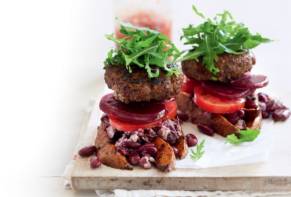 Bunless Mexican burgers Bunless Mexican burgers