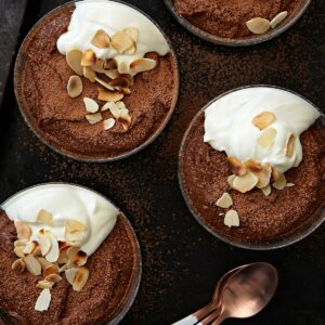 Chocolate avocado mousse