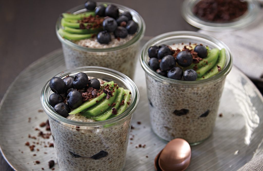 Chocolate vanilla chia pudding Chocolate vanilla chia pudding