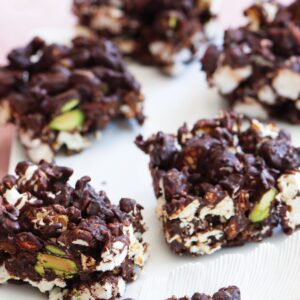 Dark chocolate rocky road