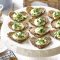 Linseed crackers with whipped feta and herbed cucumber