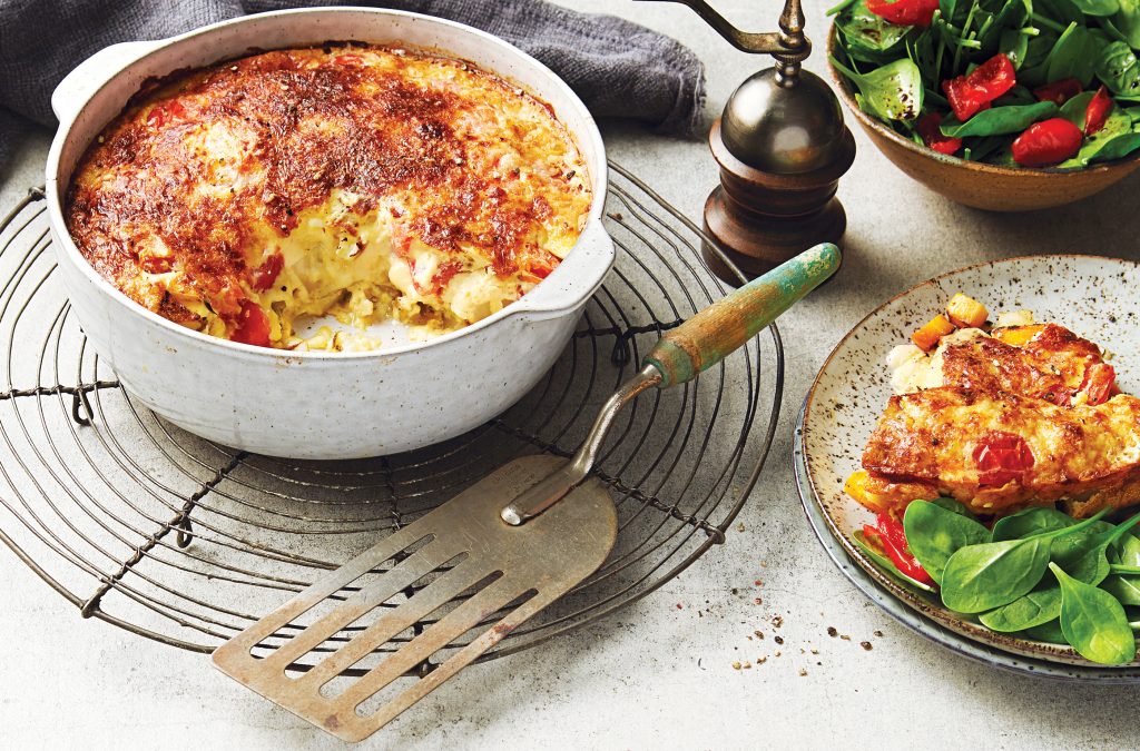 Potato and cheese clafoutis Potato and cheese clafoutis