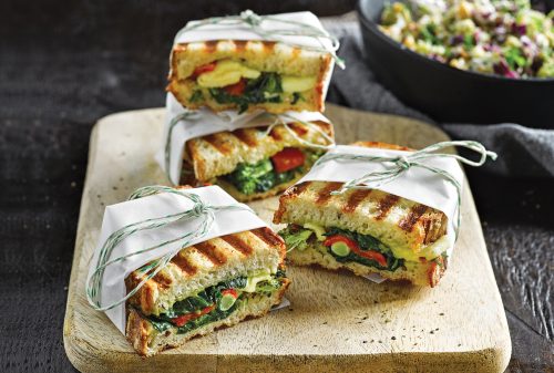 The ultimate veggie toastie with winter slaw
