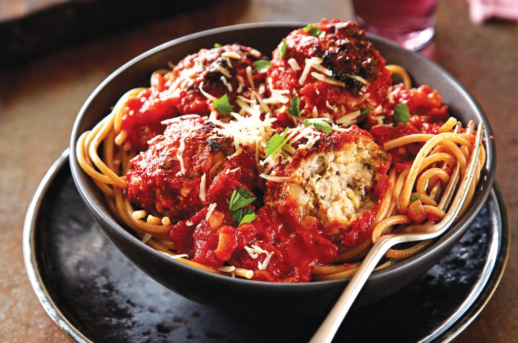 Tuscan meatballs and spaghetti Tuscan meatballs and spaghetti