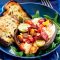 Tomato, bocconcini and prosciutto roasted stuffed mushrooms