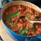 Slow-cooked dukkah beef with root mash