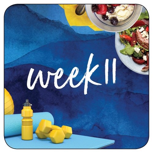 Kick-start plan: Week 11