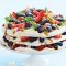 Egg-free pavlova with summer berries