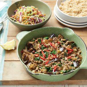 Spicy pork and eggplant