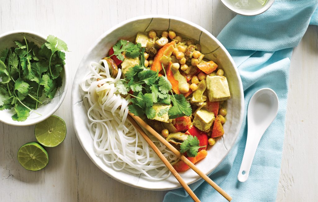 Tofu and chickpea coconut curry Tofu and chickpea coconut curry