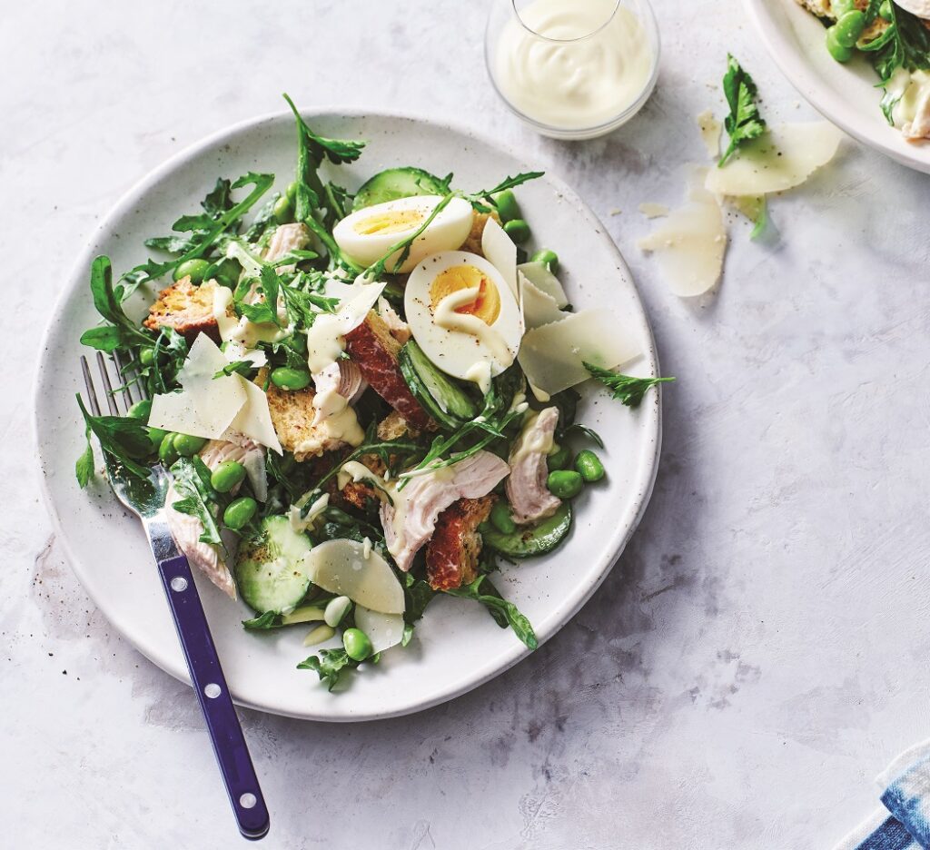 Chicken and cucumber Caesar Chicken and cucumber Caesar