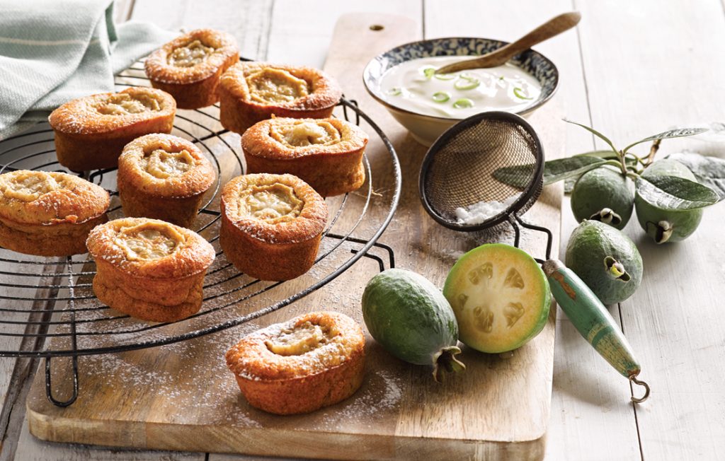 Feijoa friands Feijoa friands