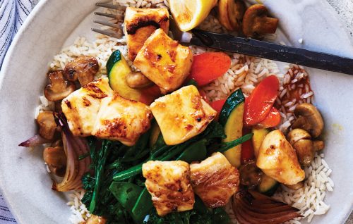 Japanese teriyaki fish