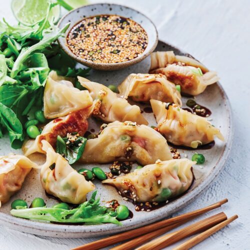Pork and chive potstickers