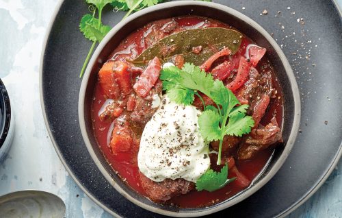 Beef borscht
