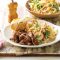Lamb with apple and kohlrabi slaw