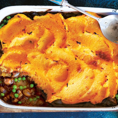 Mushroom and herb shepherd’s pie