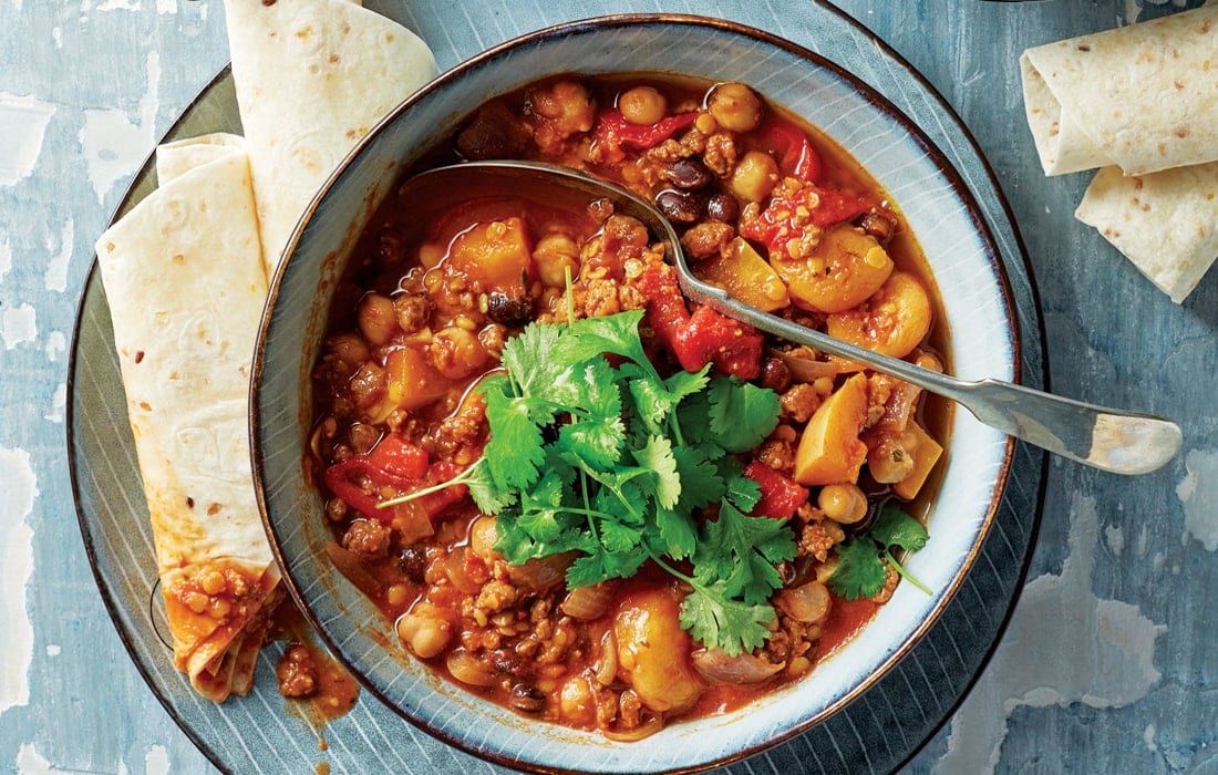 Quorn and bean chilli Healthy Food Guide