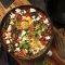 Shakshuka with lentils and feta