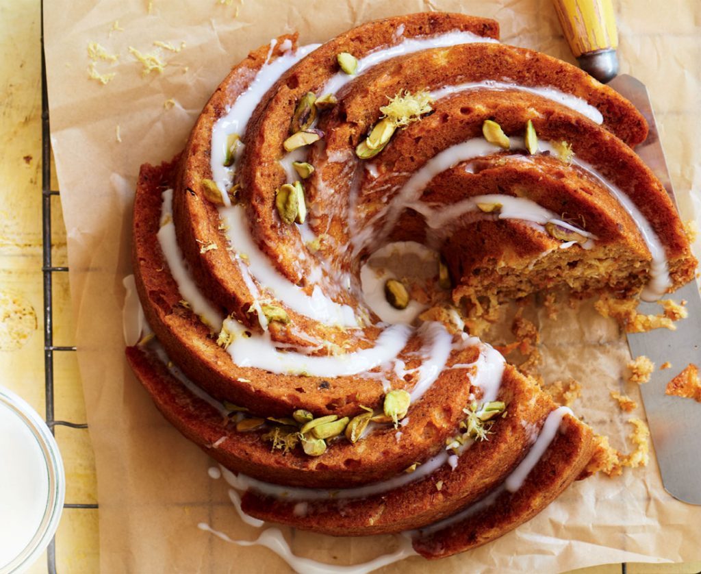 Carrot, honey and pistachio cake Carrot, honey and pistachio cake